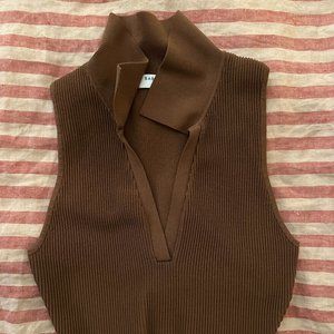 Babaton Sculpt Knit Crop Top